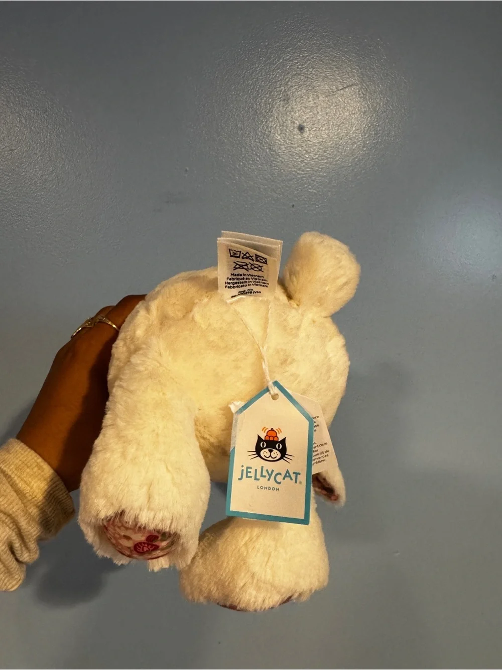 Jellycat Blossom Cream Bunny Nwt.